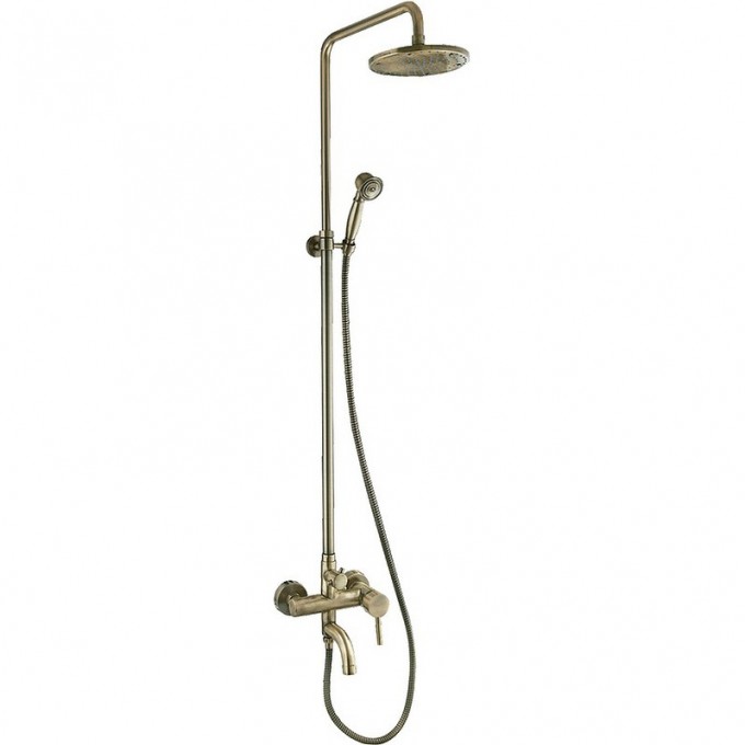 Душевая система FRAP с верхним душем, бронза F2410