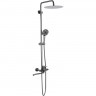 Душевая стойка со смесителем FRAP H806-9 F24806-9 оружейная сталь