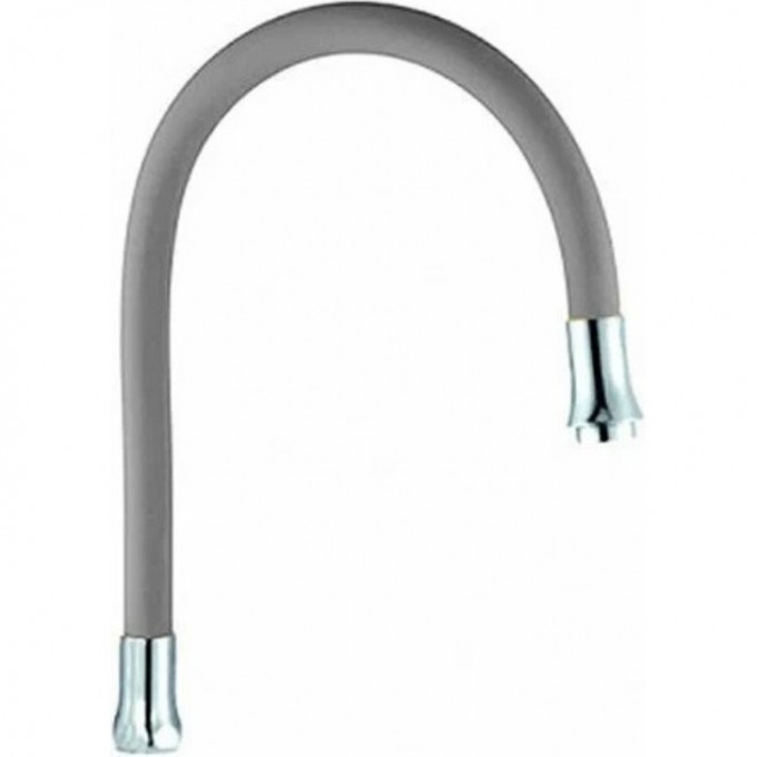 Гибкий излив FRAP 31см серый F7267