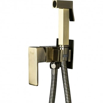 Гигиенический душ FRAP F7506-4 со смесителем, бронза
