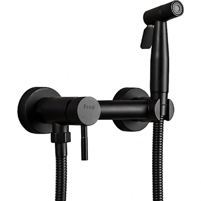 Гигиенический душ FRAP со смесителем, черный F7503-6