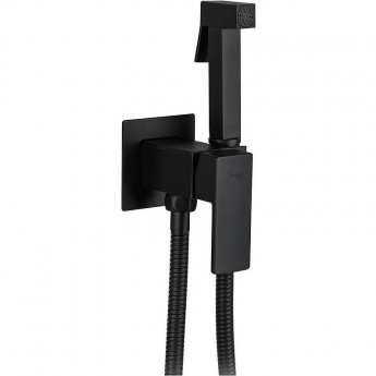 Гигиенический душ FRAP F7506-6 со смесителем, черный матовый