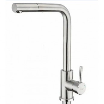 Смеситель для кухни FRAP F60899 с выдвижной лейкой сатин