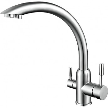 Смеситель для кухни FRAP F43899 со встроенным фильтром (краном) под питьевую воду ф35