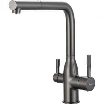 Смеситель для кухни со встроенным фильтром (краном) под питьевую воду FRAP F4396-39