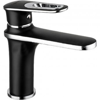 Смеситель для раковины FRAP F1049-6 чёрный /хром