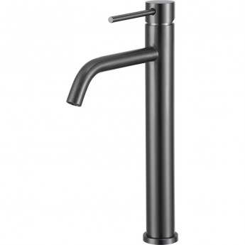 Смеситель для раковины FRAP H807-9 F10807-29 высокий оружейная сталь