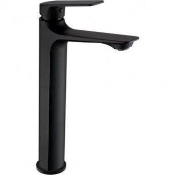 Смеситель для раковины FRAP F1052-66 высокий черный