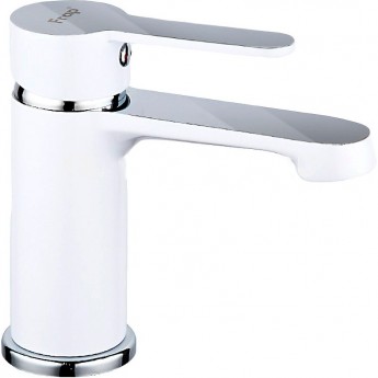 Смеситель для умывальника FRAP F1041 белый/хром
