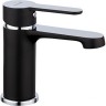 Смеситель для умывальника FRAP черный/хром F1042