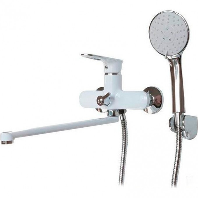 Смеситель для ванны FRAP H49 универсальный Белый Хром F2249